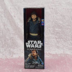 Star Wars Rogue One Captain Cassian Andor Jedha 12" Action Figure Hasbro NEW
